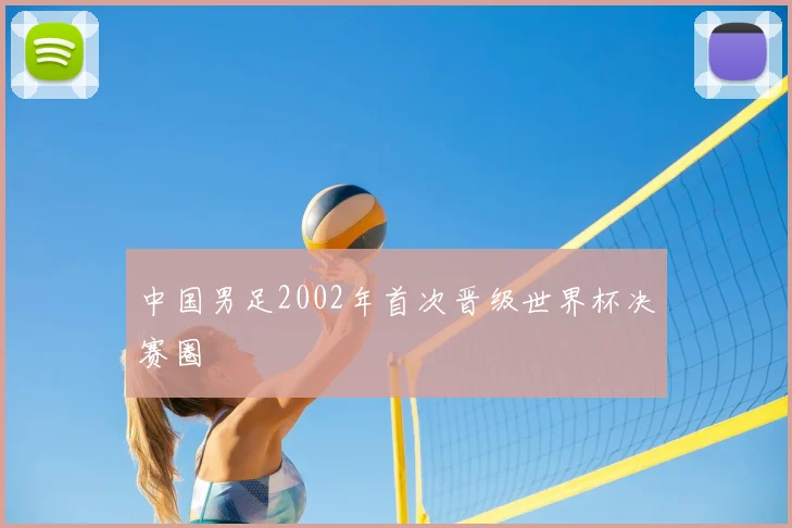 中国男足2002年首次晋级世界杯决赛圈
